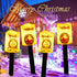 Solar 4PCS Christmas Decorative Lights Candle Lights Flickering Flameless LED Lights Outdoor Waterproof Xmas Decorations for Garden...