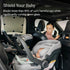 UPPAbaby Easy-Fit Sunshade, Ample Sun Coverage, Easy Grip Attachment...