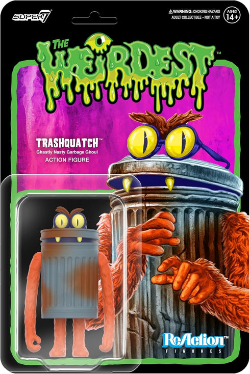 Super7 The Weirdest Trashquatch Rotten Rangers - 3.75" The Weirdest Action Figure Campy Horror Collectibles and Retro Toys...