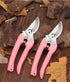 Garden Flower Shears Pruning Shears 6.9 inches Scissors Heavy Duty Plant Scissors for Cutting Flowers, Trimming Plants, Bonsai, Fruits Picking (Pi...