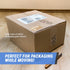 Office Moving Stickers - 4" x 2" Light Brown Color Coded Home Moving Labels Stickers for Packing Organizing & Easy Moving Supply Kit Moving Labels...