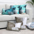 Turquoise Throw Pillow Covers 20x20 Teal, 2 Pack Square Decorative Pillow Cases Cushion for Farmhouse Home Decor...