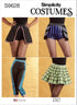 Simplicity Misses' Costume Skirts, Pants and Shorts Sewing Pattern Kit, Code S9628, Sizes 6-8-10-12-14, Multicolor...