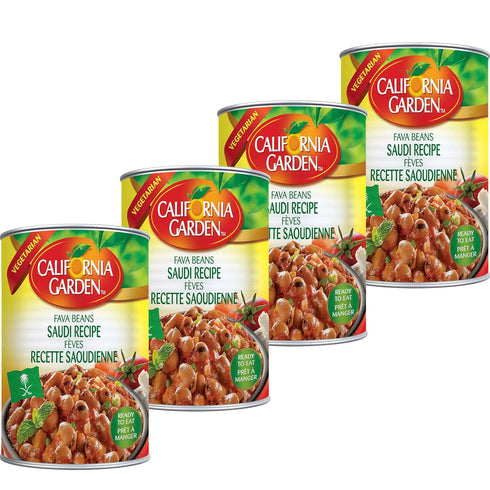 California Garden Fava Beans Saudi Recipe 450g (4 cans)...