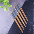 Antner 10 Pairs Natural Bamboo Chopsticks Japanese Style Reusable Chop Sticks, Dishwasher Safe Chopstick Set, 8.8 Inch/22.5cm...