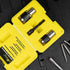 Topec Tap Socket Set, 3PCS Tap Extractor Tool with Adjustable Jaws, Tap Sockets with a 3/8" Socket Adapter, Suitable for Taps, Reamers, Screw Extr...