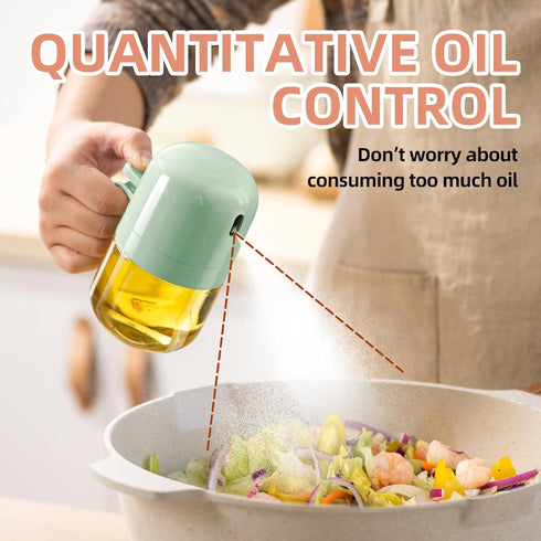 MDZF SWEET HOME Oil Sprayer for Cooking,10oz Refillable Olive Oil Spray Bottle,Air Fryer Accessories,Ideal for Salad,Baking,BBQ,Frying,Healthy Coo...
