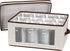 Household Essentials Stemware Storage Box, Windowed Storage with Lid, 12 Storage Compartments, Double Handles, Perfect for Storing Special Occasio...