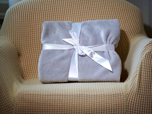 Luxuriously Soft Baby Blanket - Grateful Gray - 30" x 40" - Super Soft Baby Blankets | Receiving Blanket | Ideal for Newborns...