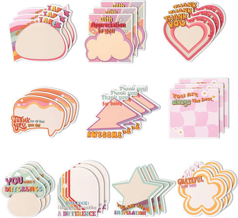 30 Pack Empowering Sticky Notes - Motivational Educator Self Sticky Notepads Inspirational Memo Pads for Appreciation Gifts Office School Supplies...