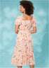 McCall's Misses' 1970's Vintage Wrap Dress Sewing Pattern Kit by Laura Ashley, Design Code M8358, Sizes 16-18-20-22-24...