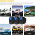 6PCS Rocker Switches 12 volt 4Pin SPST 20A/12V 10A/24V ON/Off Set with Night Glow Sticker Blue LED Light Waterproof Boat Marine Toggle Switch 2 Po...