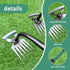 Weed Puller Tool-Garden-Weed Pulling Tool, New Garden Weeding Tools Manganese Steel Hand Weeder Tool with Handle,Dandelion Weed Puller Tool,5 Tine...