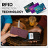 Real Leather Women Wallet Leather with RFID Blocking -Trifold Card Holder Designer Ladies Clutch with ID Window Wallets...