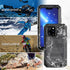 for iPhone 13 Pro Max Case Waterproof with Built-in Screen Protector Full Body Rugged Hard Silicone, Military Grade Shockproof Dustproof Protectiv...