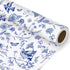 JarThenaAMCS Blue White Floral Wrapping Paper Roll Chinoiserie Flower Bird Gift Wrap Paper Decorative DIY Art Craft Paper for Wedding Birthday Bab...