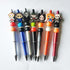 7PCS Horror Movie Role Pen, Black Ink Beadable Pen Novelty Halloween Spooky Horror Pens For School Office Supplies...