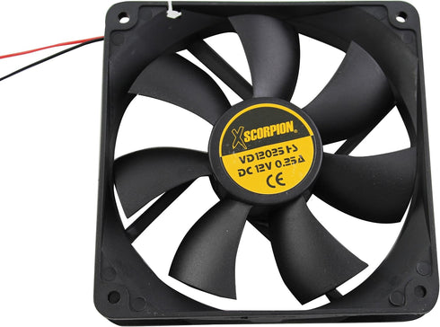 FAN61 12-Volt 6-Inch Square Rotary Cooling Fan...