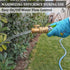 Heavy Duty Brass Shut Off Valve, Garden Connector Attachment with Rubber Washers for Outdoor Lawn and Gardening Hoses, Leak Resistant Threading, 3...