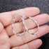 Milacolato 925 Sterling Silver Hoop Earrings Lightweight Twisted Irish Celtic Knot Dangle Earrings Hypoallergenic Boho Vintage Filigree Earrings f...