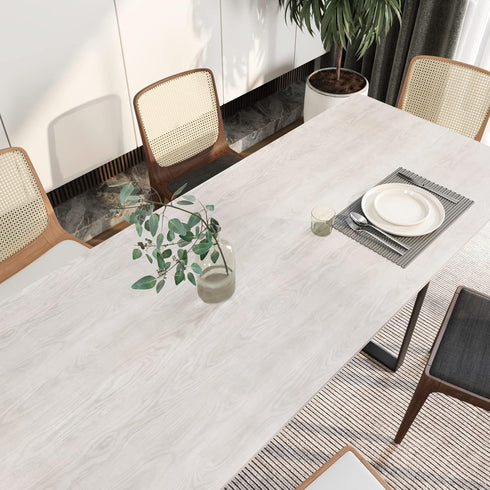 CRE8TIVE White Wood Peel and Stick Wallpaper Removable Light Wood Contact Paper for Countertops Waterproof Faux Wood Look Wallpaper Self Adhesive ...