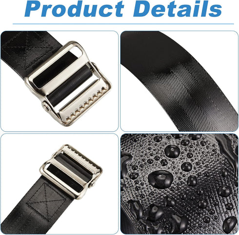 Shappy Vinyl Gait Belt Transfer for 60 Inch Assist Device Safety Occupational Physical Therapy Gate with Metal Buckle Handles Elderly Pediatric Ca...