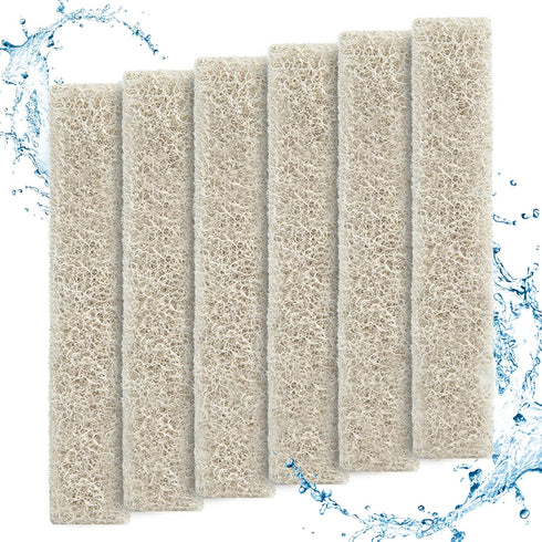HiTauing 6 Count Ammonia Reducer Filter Pads for aqueon?Fish Tank Filter Pads for QuietFlow LED PRO Model 30 and 50...