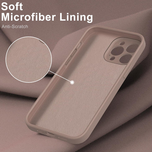 Goodon Designed for iPhone 12 Pro Max Case with Screen Protector - Soft Silicone Cover Microfiber Lining- Slim Fit Shockproof Protective Phone Cas...