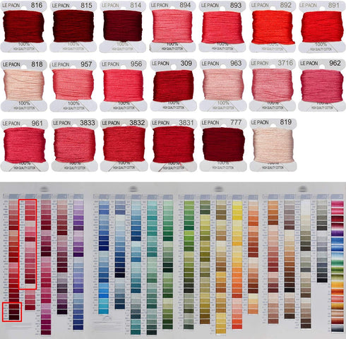 Premium Rainbow Color Embroidery Floss bobbins - Cross Stitch Threads - Friendship Bracelets Floss - Crafts Floss - 20 Bobbins Per Pack Embroidery...