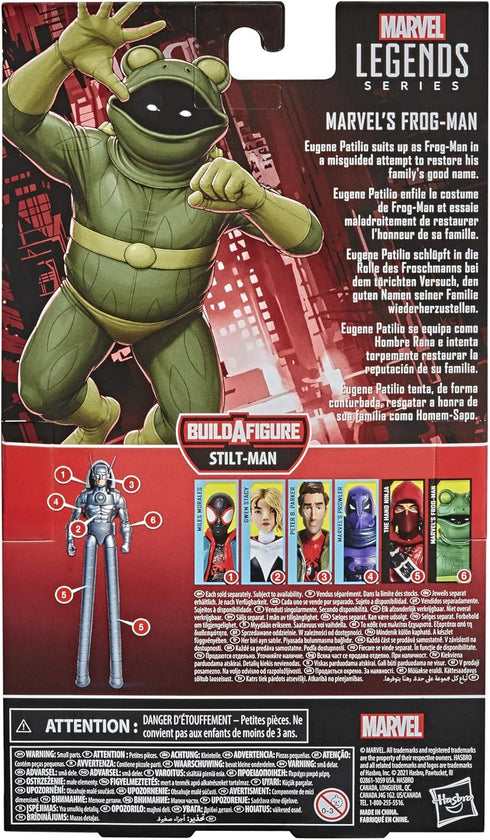 Spider-Man Hasbro Marvel Legends Series Marvel’s Frog-Man 6-inch Collectible Action Figure Toy for Kids Age 4 and Up...