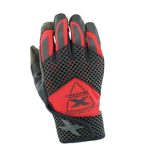 West Chester Extreme Work® 88203 Knuckle KnoX Gloves – Large, Black/Red Safety Performance Gloves w/S-Shaped Palm, XLock Cuff, XTouch Index Finger...