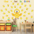77Pcs Easter Chicks Handprint Bulletin Board Decoration Set, Chick It Out It’s Easter Cutout Chalkboard Wall Decor, Party Border Trim Supply for E...