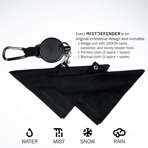 Lens Cloth and Retractable Reel for Outdoor Photography | Camera Lenses | Eyeglasses | Electronics | Outdoor Sport Goggles and More...
