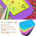 Blulu 6 Pieces Diamond Art Painting Accessories Anti-Slip Tools Sticky Mat Diamond Painting Trays Sticky Gel Pad Universal Mount Holder 5.6 x 3.3 ...