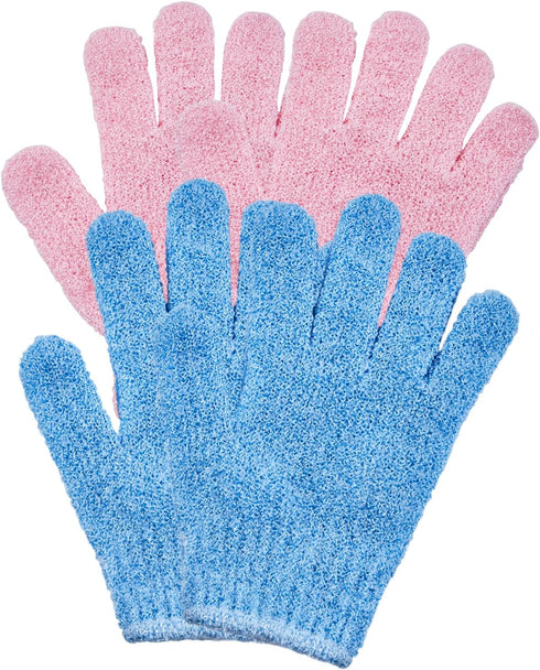 Exfoliating Gloves Skin Body Exfoliator Shower Gloves Bath Mitt Body Scrub Gloves for Dead Skin Removal Exfoliation Mitt- Scrubbing Accessories fo...