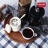 HAOTOP Porcelain Sugar Bowl, Ceramic Salt Bowl with Spoon and Lid for Home and Kitchen, 12 Ounces (Beige)...