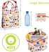 O-WITZ Reusable Grocery Bags | Vibrant Tote Bag For Groceries, Gym, Office, Beach & More | Washable Design With Large Handles For Maximum Convenie...