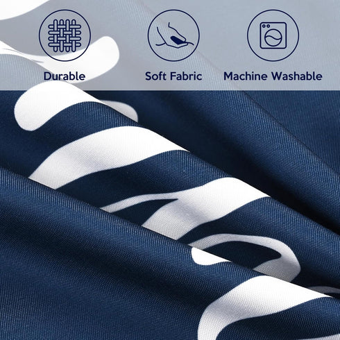 ASPMIZ Outdoor Pillow Covers 12 x 20 Inch, Waterproof Lumbar Throw Pillows for Patio Porch Furniture Couch, Navy Blue Decorative Cushion Cover Set...