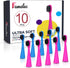 10Pcs for Burst Kids Replacement Heads, Perfect Fit for Burst Toothbrush Heads Kids, Ultra Soft Bristles for Deep Clean, Perfect for Burst Kids To...