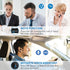 Bluetooth Headset,Dual Microphone Wireless Headset with USB Dongle for Computer, 45H Talking Time,USB-A Compatible to Connect to Your PC Mac - Wor...