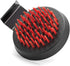 Outset 76621 Himalayan Salt Block, Pizza Stone and Cast Iron Pan Nylon Cleaning Brush with Stainless Steel Scraper, 5 x 4 x 3, Black...