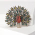 4 PCS Multicolor Rhinestone Crystal Peacock Brooch Pin Lapel Pin for Women (4 colors)...