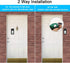 Adhesive Mount Compatible with for Video Doorbell No-Drill Mounting Bracket cover Holder Not Block Doorbell Sensor...