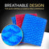 Durable Quilted Dish Cloth for Washing Dishes - Reusable Scouring Pad- Sponge Alternative for Non-Scratch Cleaning Sink Scrubber - for Dishes, Til...