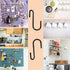 30 Pack 3 inch Heavy Duty S Hooks Black Pan Pot Holder Rack Hooks S Shaped Hanging Hooks Hangers for Kitchenware Spoons Pans Pots Utensils Clothes...