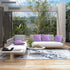 Outdoor Waterproof Throw Pillow Covers 16X16 Set of 2 Decorative Purple Patio Furniture Cushion Cases Outside Decor for Couch Garden Bench Porch...