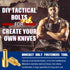 20 Sets Brass Bracket Bolt Fasteners and Stainless Steel Bracket Bolt Fasteners Tactical Lock Rivets Knife Making Supplies Knife Handle Pins Knife...