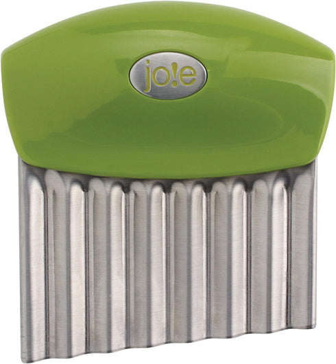 Joie Crinkle Cutter Kitchen Knife for Vegetables, Stainless Steel Blade, Colors May Vary...