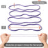 Mr. Pen- Large Rubber Bands, 100 Pack, Purple, Big Rubber Bands, Extra Large Rubber Bands, Purple Rubber Bands Large, Long Rubber Bands Office Sup...