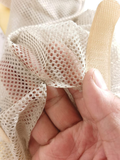 SHUYUE Hanging Mesh Bags Storage Potatoes Onion Garlic Net Bags Long and Large Net Produce Bags Fruit Veggies Green Pepper or Garbage Bag...